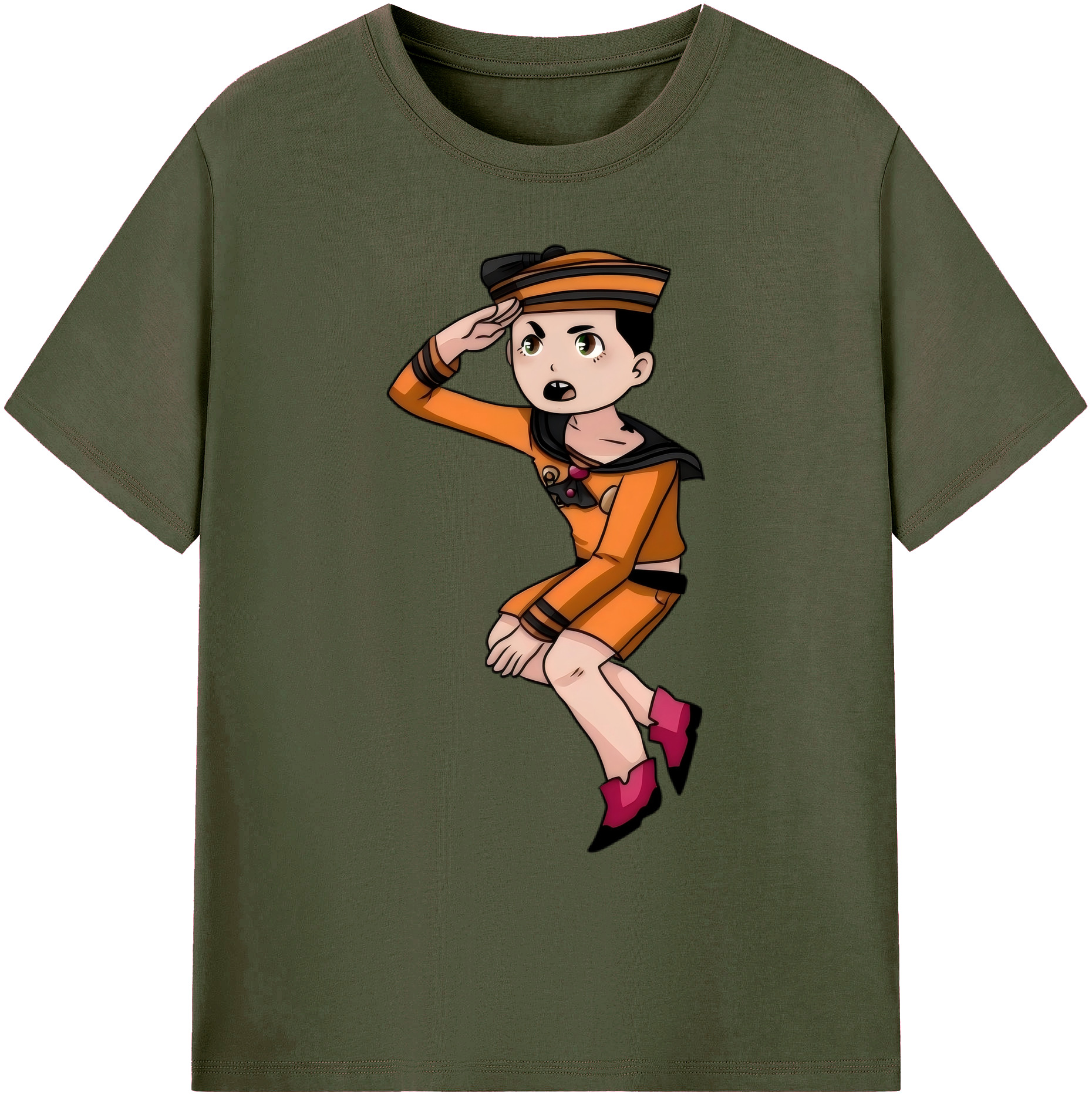 （画像用） ジョジョの奇妙な冒険 東方定助 JoJo's Bizarre Adventure Higashikata Josuke 綿100％ メンズ半袖Tシャツ｜肌触りやわらか＆通気性